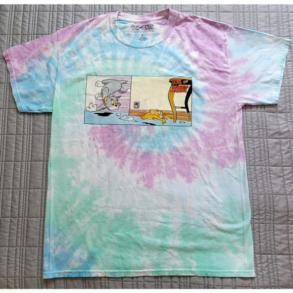 Tom and Jerry tie dye shirt - Picture 1 of 3